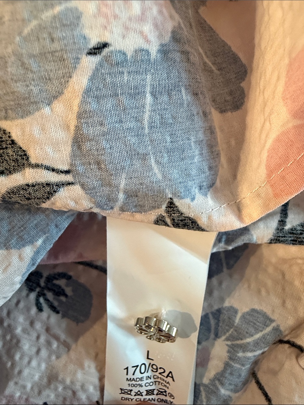 Kate Spade New York Garden Seersucker Dress Large - Picture 8 of 8